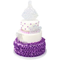 Princess, Crown and Shoe Silver QuinceaÃ±era Cake Kit Topper
