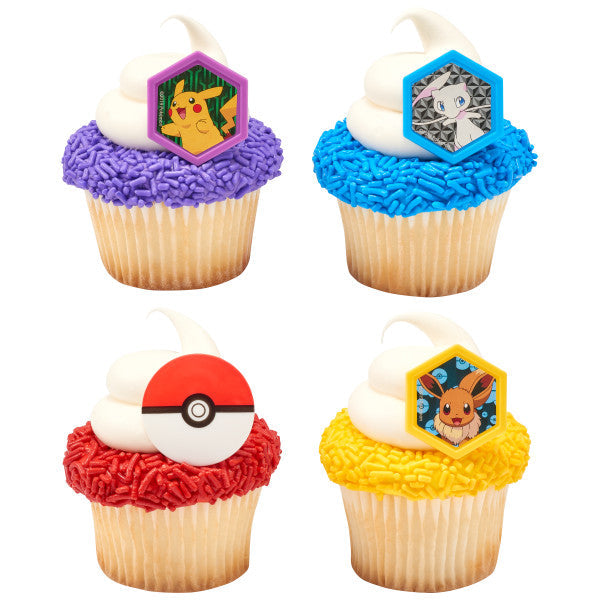 PokÃ©mon I Choose You Cupcake Cake Decorating Rings 12 set