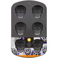 Wilton Halloween Non-Stick 6 cavity mini-Skull-Shaped Cake Pan