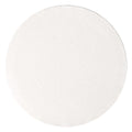 6" Round White Foil Cake Board Drum