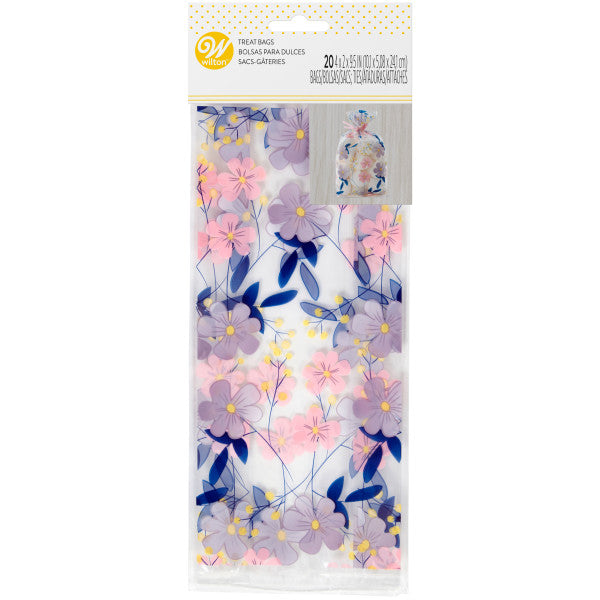Wilton Floral Party Treat Bags, 20-Count