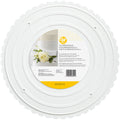 Wilton White Scalloped Edge Separator Plate, 12-Inch