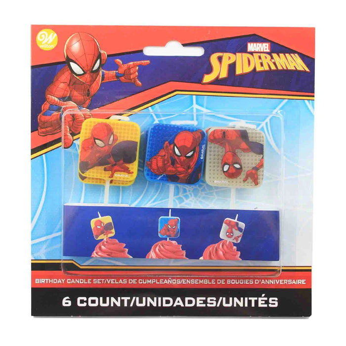 Wilton Spiderman Birthday Candles Wilton 6 Package