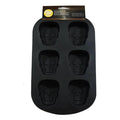 Wilton Skull shaped Silicone Mold, 6-Cavity Baking Mold