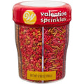 Wilton 6-Cell Metallic Valentine's Day Sprinkles Mix, 6.98 oz.