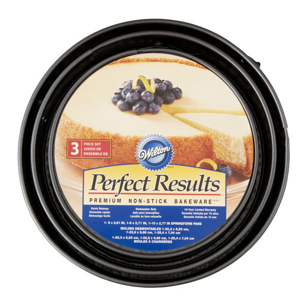 Wilton Springform Pan Set, 3-Piece