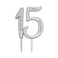 15 Birthday QuinceaÃ±era Diamond Milestone Monogram Cake Kit Topper